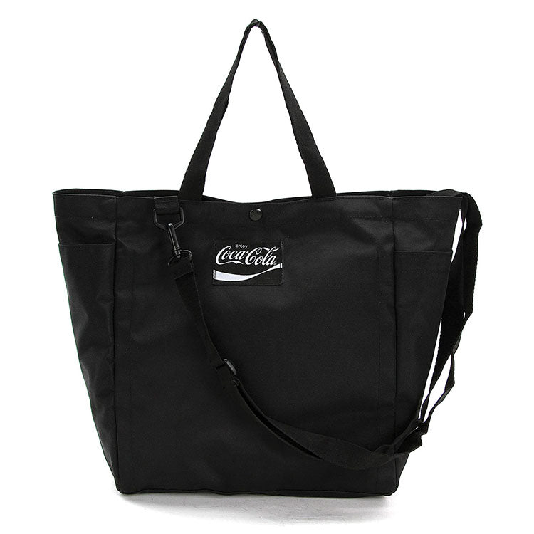 Coca-Cola XL Oversized Tote in Nylon, front view
