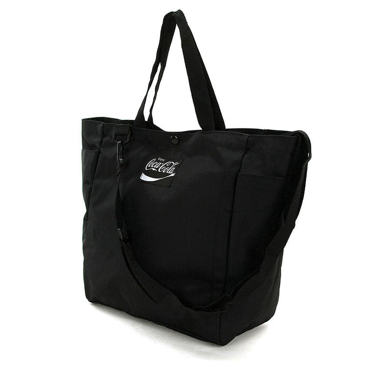 Coca-Cola XL Oversized Tote in Nylon, side view