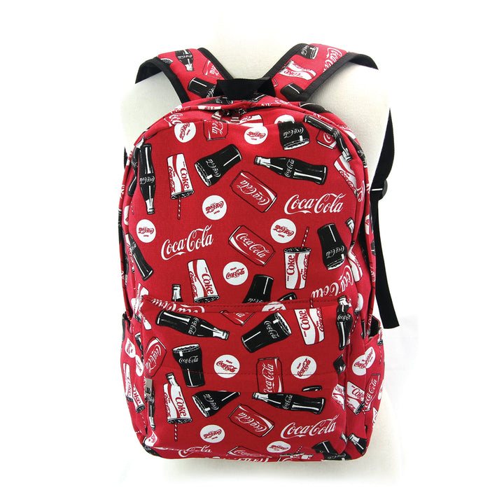 Coca-cola backpack frontal view