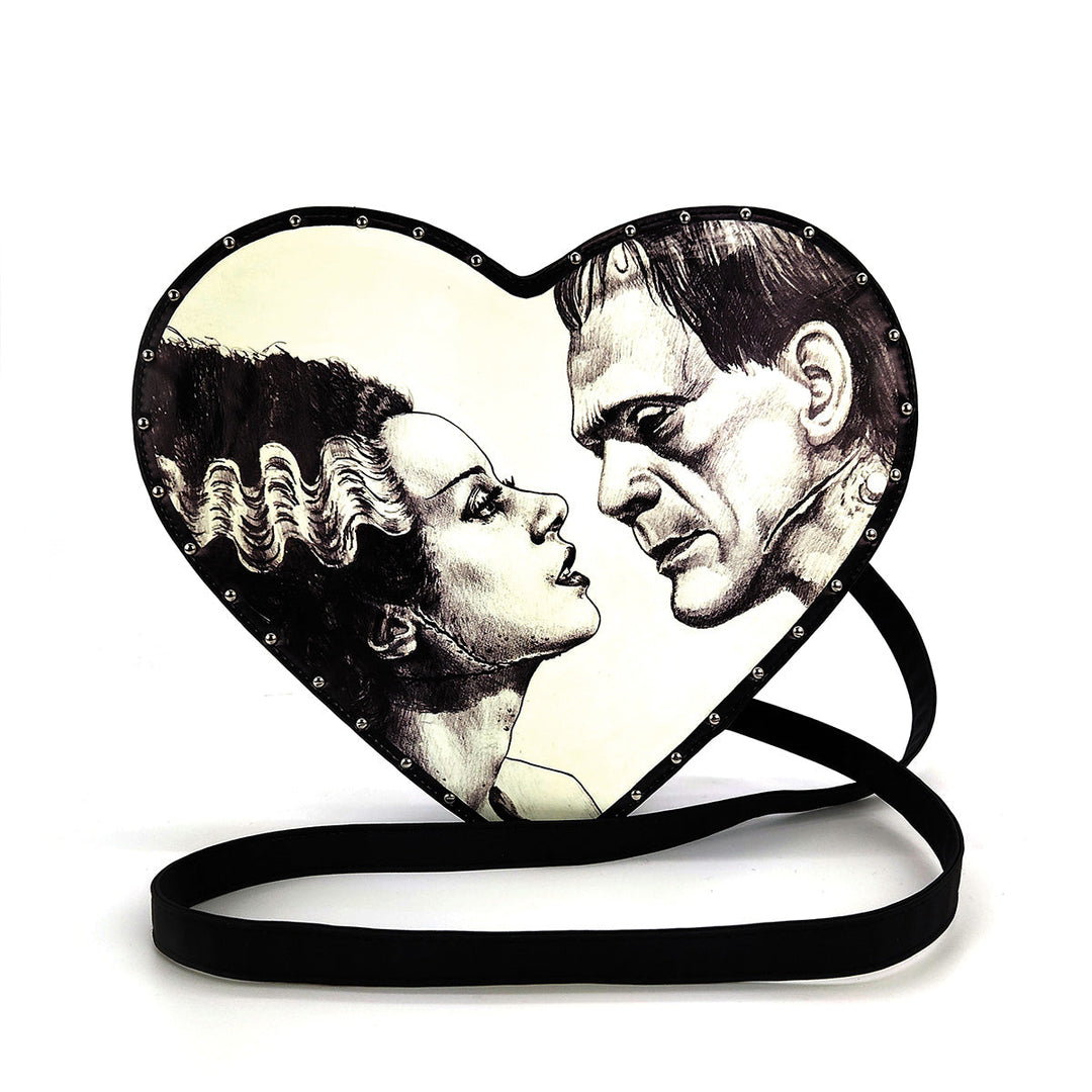 Glow in the Dark Heart Shape Frank w/ Bride Backpack - CuriousCottageGoods.com