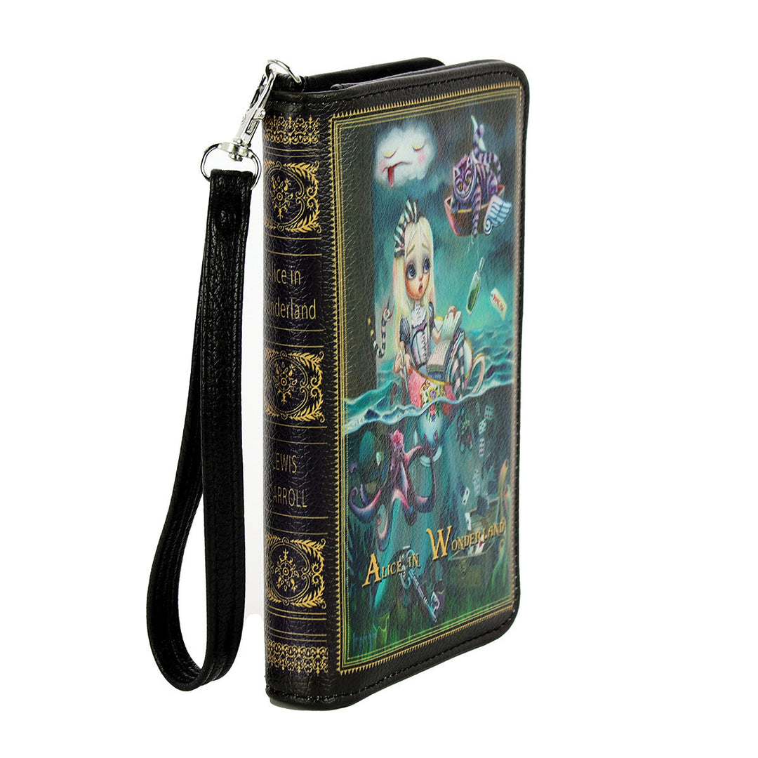 Teary Alice in Wonderland Wallet in Vinyl - CuriousCottageGoods.com