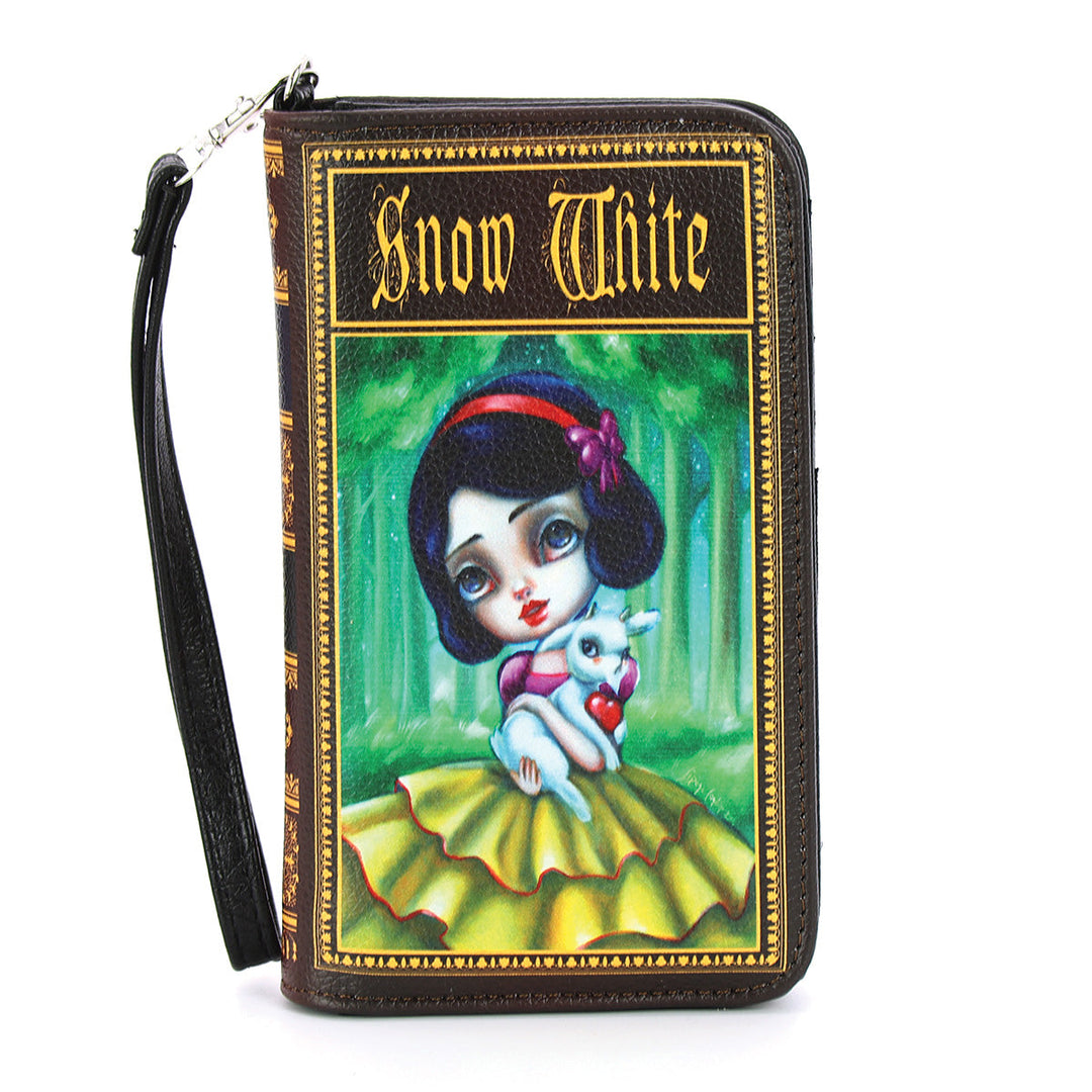 Snow White Book Wallet in Vinyl - CuriousCottageGoods.com