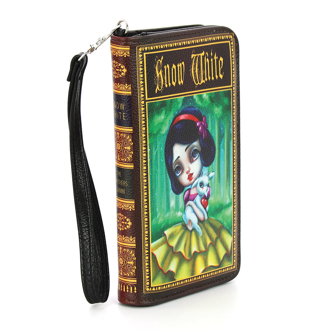 Snow White Book Wallet in Vinyl - CuriousCottageGoods.com