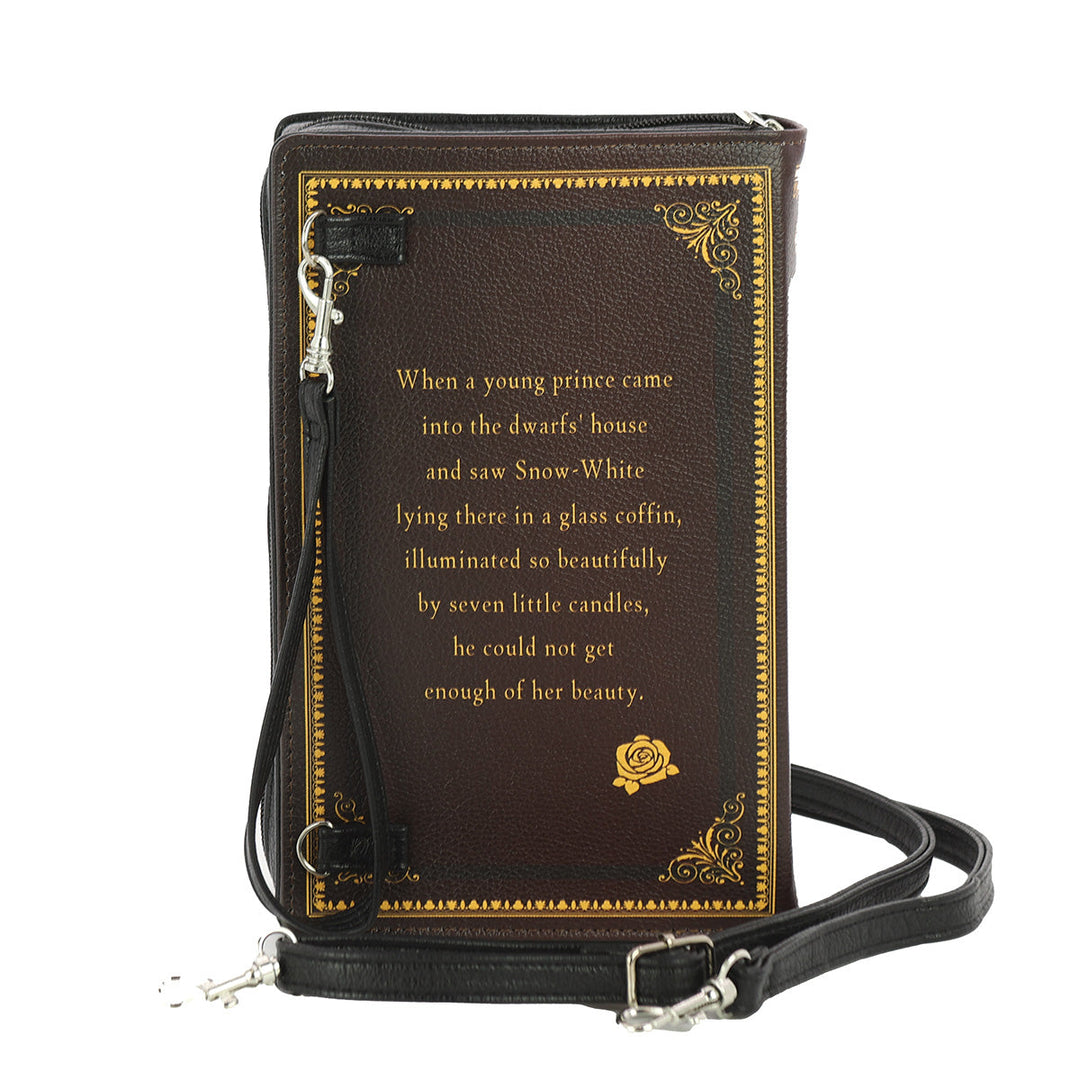 Snow White Book Clutch in Vinyl - CuriousCottageGoods.com