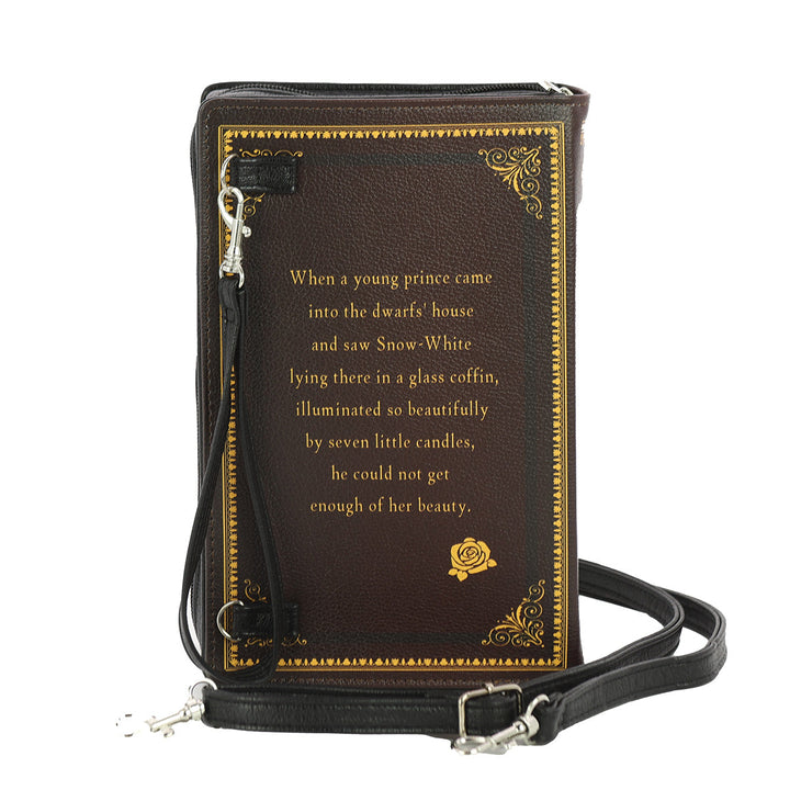 Snow White Book Clutch in Vinyl - CuriousCottageGoods.com