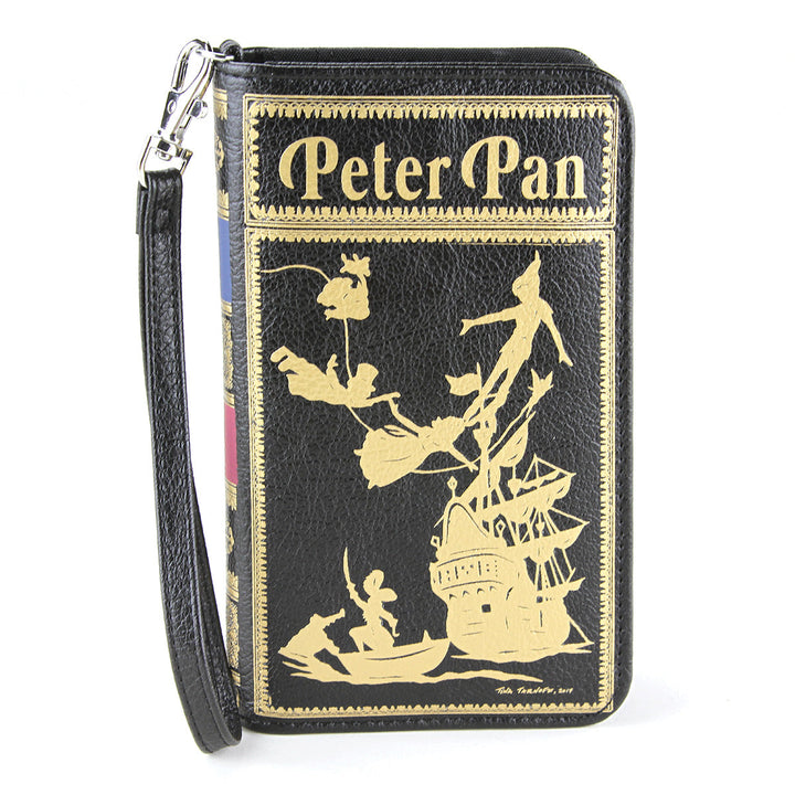 The Peter Pan Wallet In Vinyl, front view