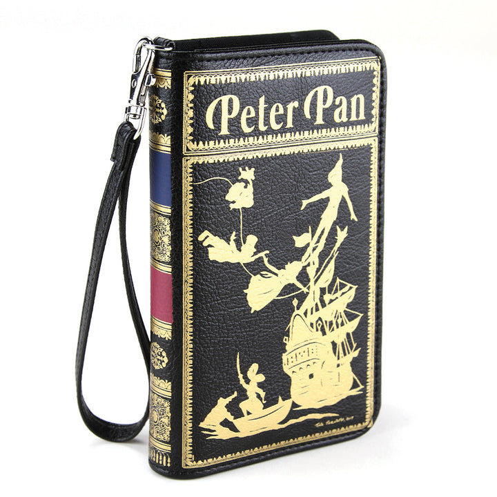The Peter Pan Wallet In Vinyl, front side view