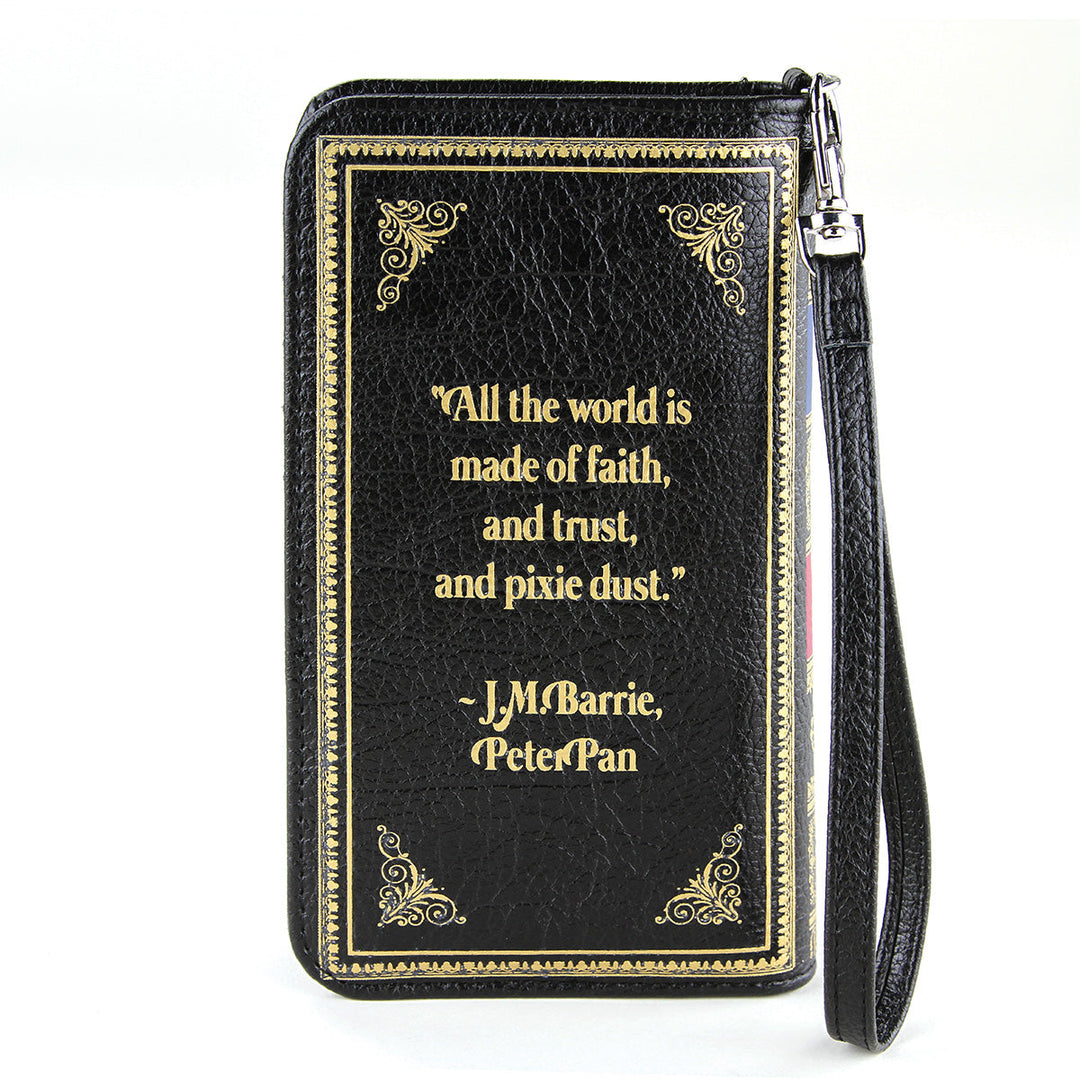 The Peter Pan Wallet In Vinyl, back view