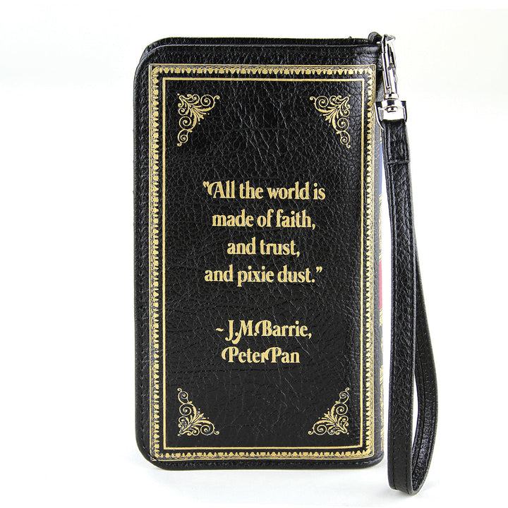The Peter Pan Wallet In Vinyl, back view