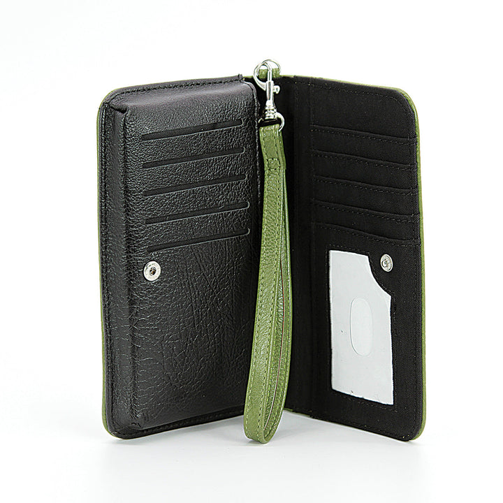 Jane Eyre Wallet in Vinyl; inside view