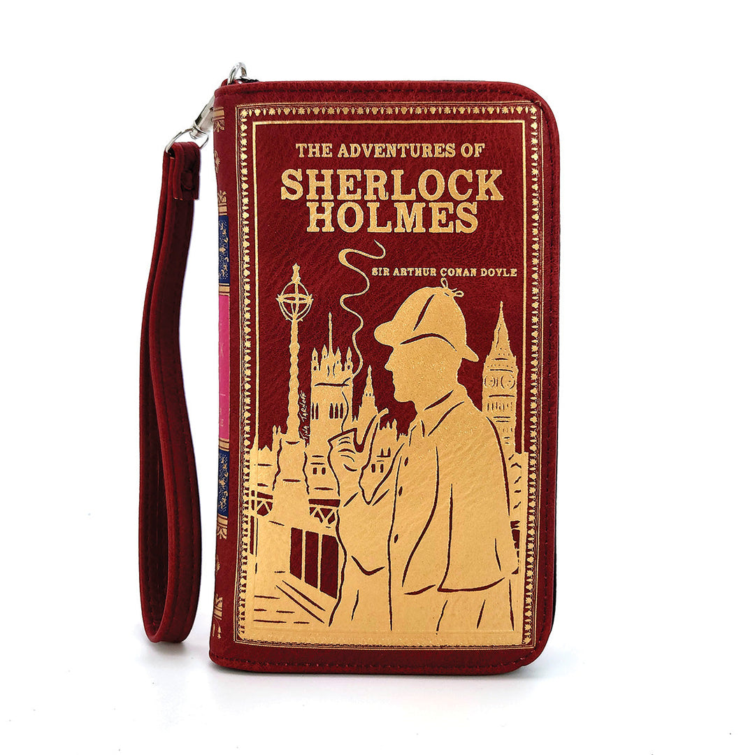 Sherlock Holmes Book Wallet In Vinyl - CuriousCottageGoods.com