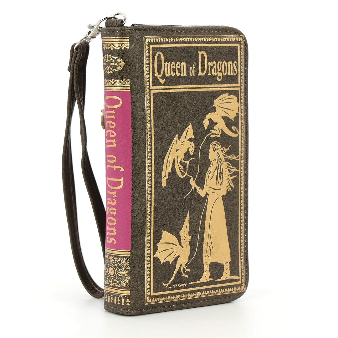 Queen of Dragons Wallet in Vinyl - CuriousCottageGoods.com