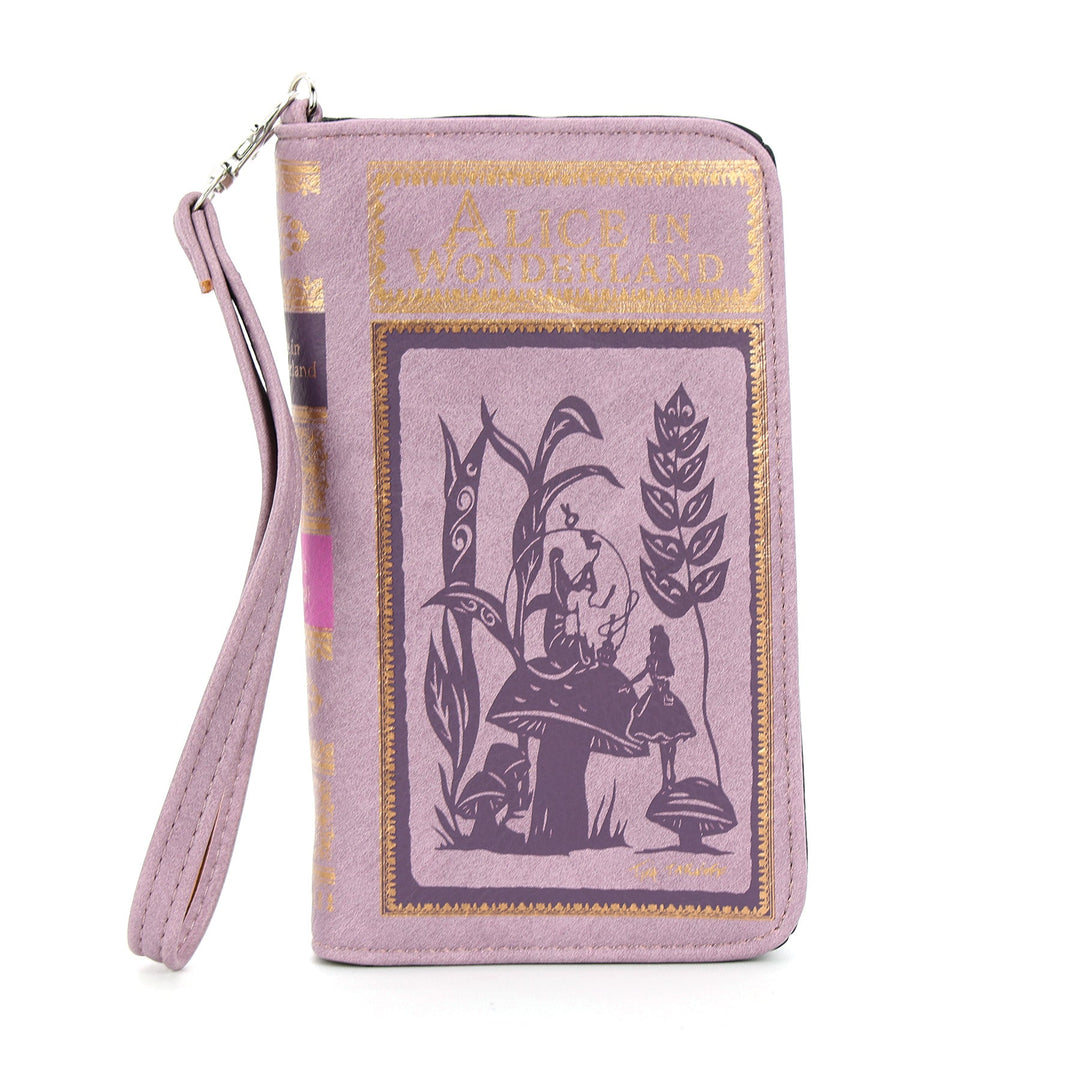 Alice in Wonderland Book Wallet in Vinyl - CuriousCottageGoods.com