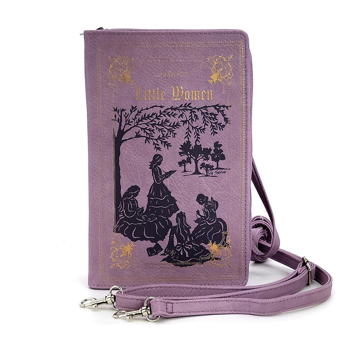 LITTLE WOMEN BOOK CLUTCH BAG IN VINYL - CuriousCottageGoods.com