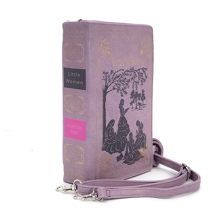LITTLE WOMEN BOOK CLUTCH BAG IN VINYL - CuriousCottageGoods.com