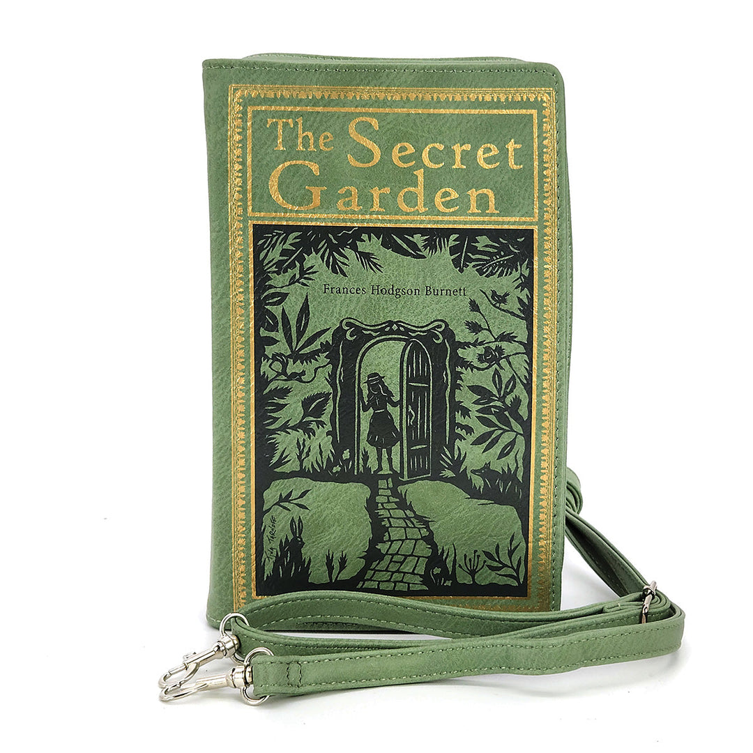 The Secret Garden Book Clutch Bag in Vinyl - CuriousCottageGoods.com