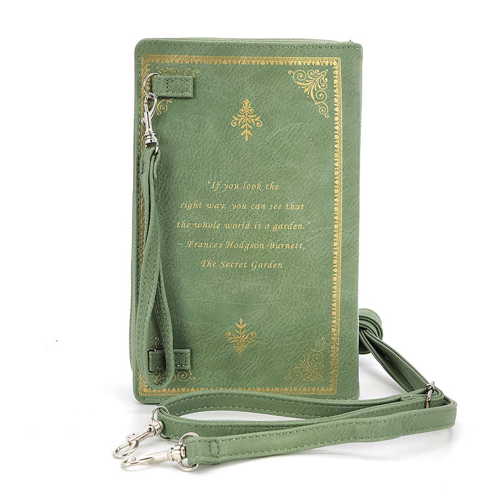 The Secret Garden Book Clutch Bag in Vinyl - CuriousCottageGoods.com