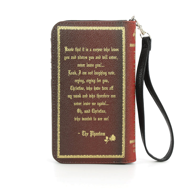 The Phantom of the Opera Book Wallet in Vinyl - CuriousCottageGoods.com